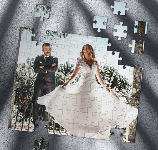 custom wedding puzzle